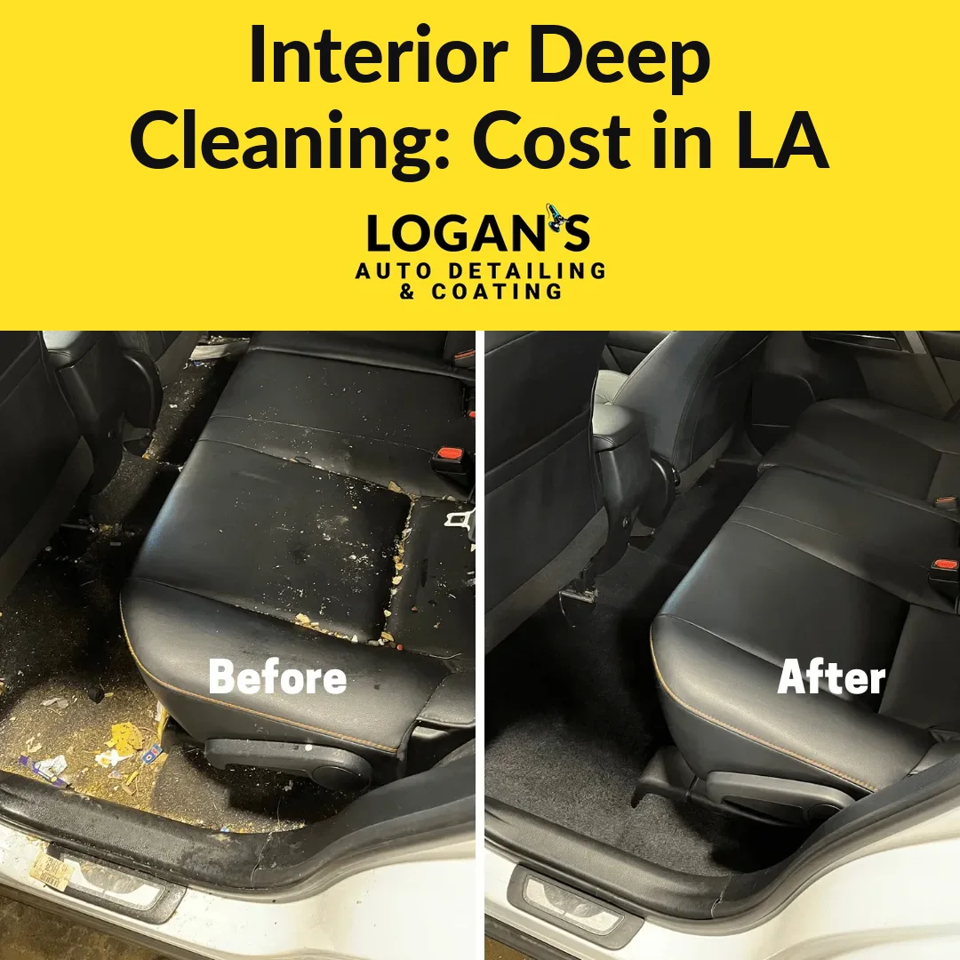 Car Interior Deep Cleaning in Los Angeles: Cost & What's Included (2026)