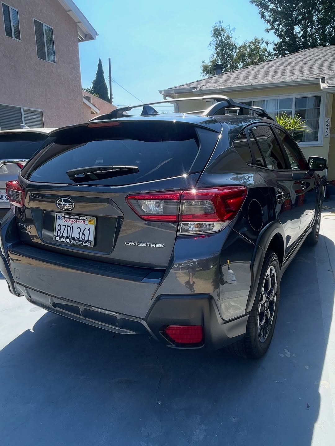 Subaru Crosstrek after a Gold interior and exterior detail for a Sherman Oaks client